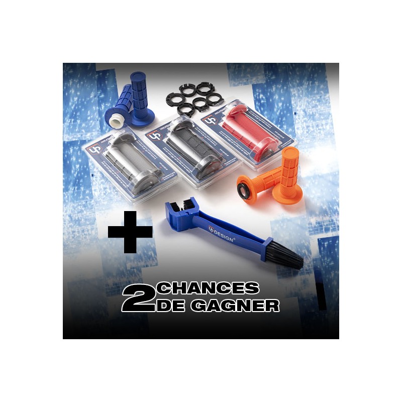 pack Poignées Lock-on + Brosse Chaine
